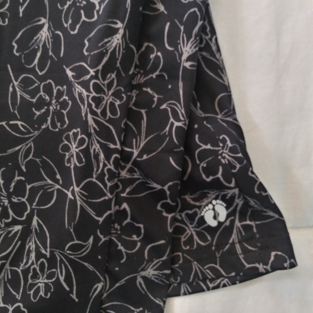 NWT UV Protection Women's Hang Ten Black And Grey Long Sleeve Shirt, Size Large - Picture 2 of 10